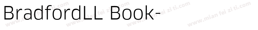 BradfordLL Book字体转换